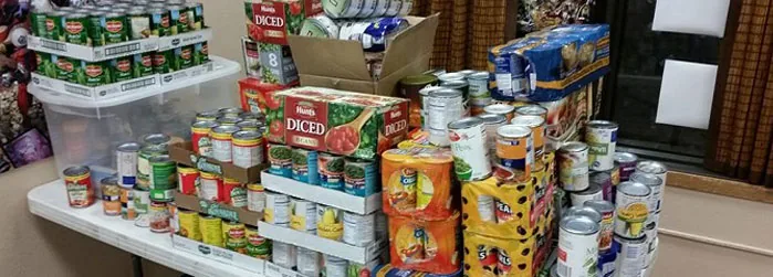 Food drive by Austin sober living community
