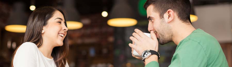 couple having coffee