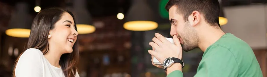 couple having coffee