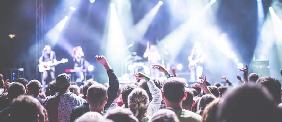 people at a SXSW concert
