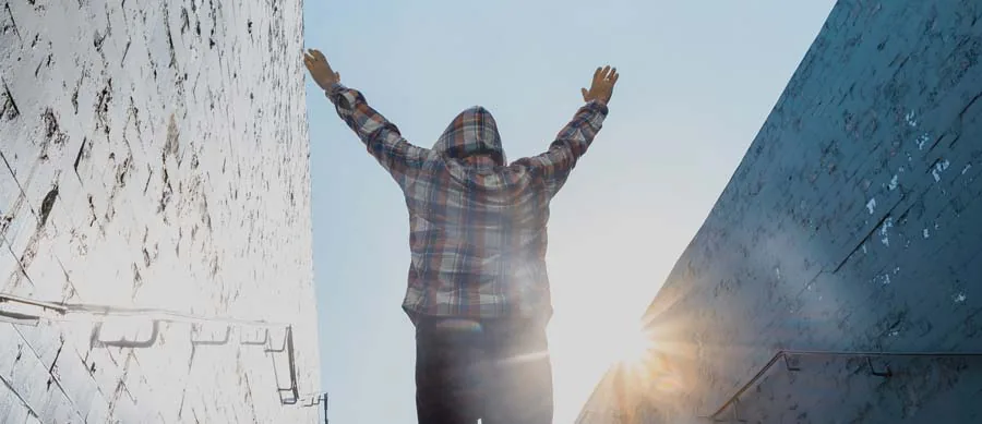 man in recovery avoids relapse