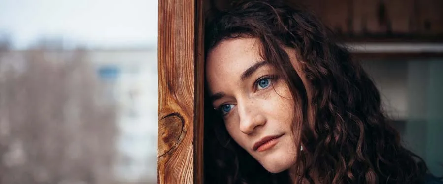 recovering woman after addiction