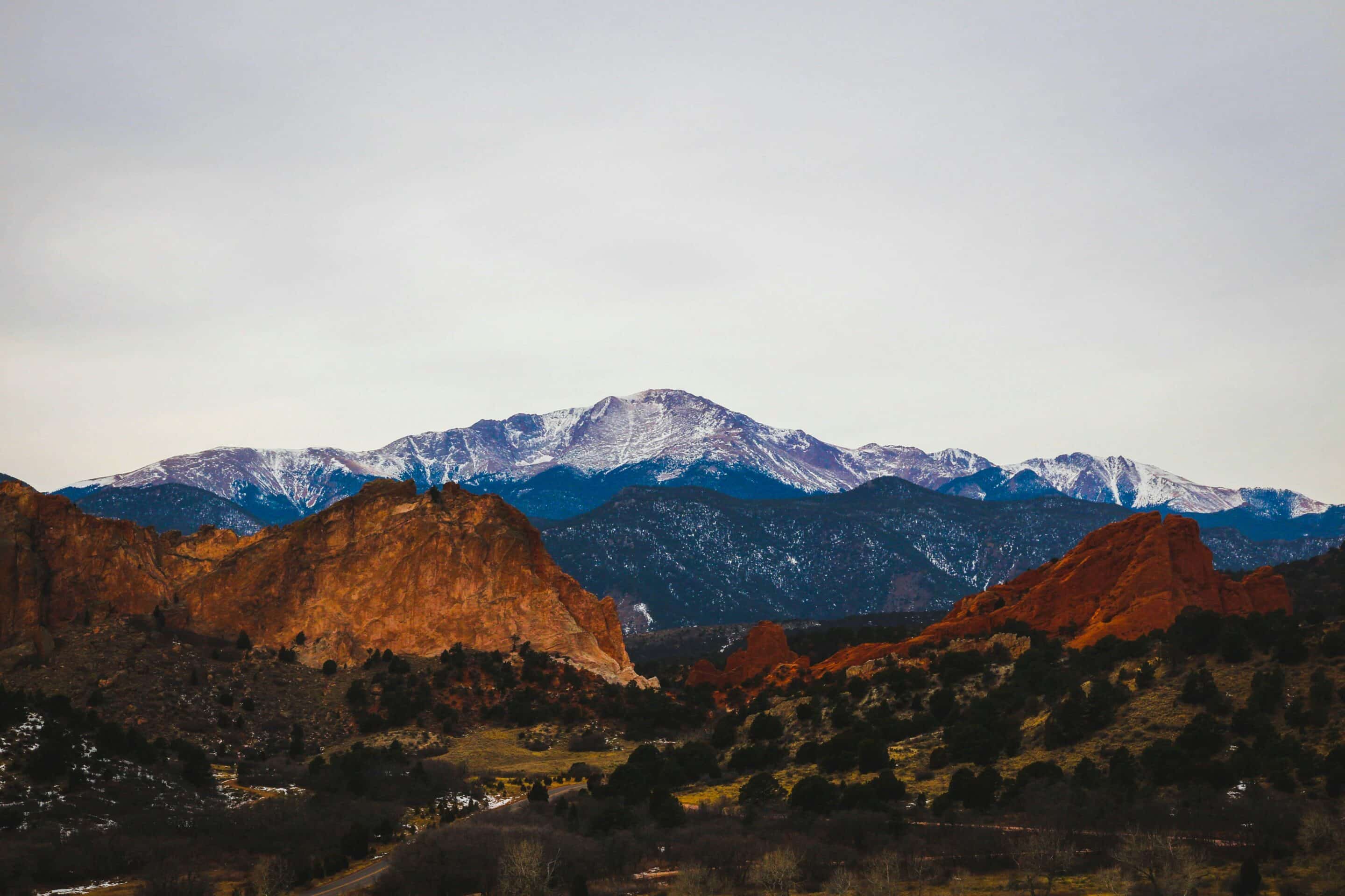 Colorado mountain range symbolizing steady progress in outpatient treatment.