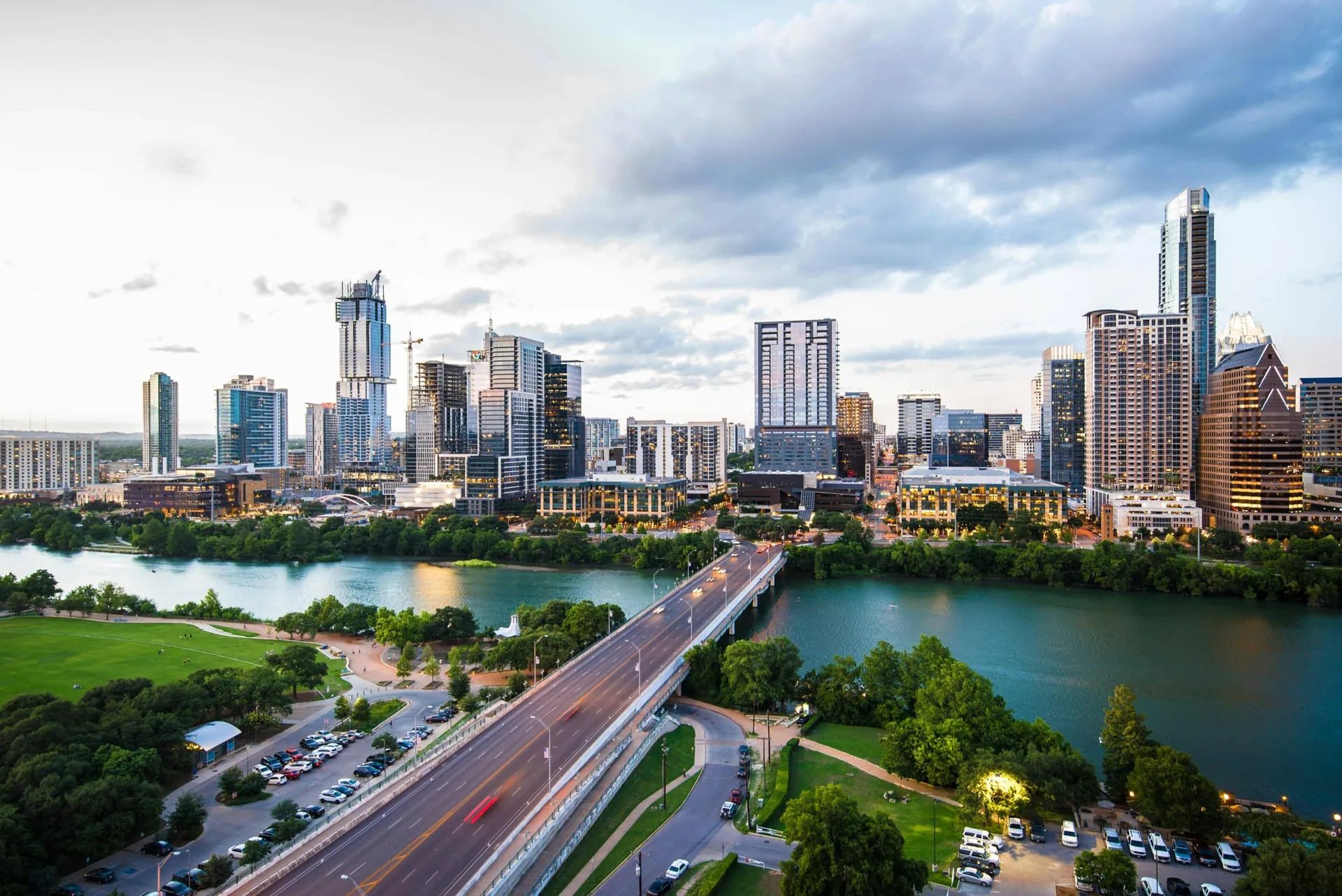 Bridge into city skyline symbolizing pathways to therapeutic recovery services.