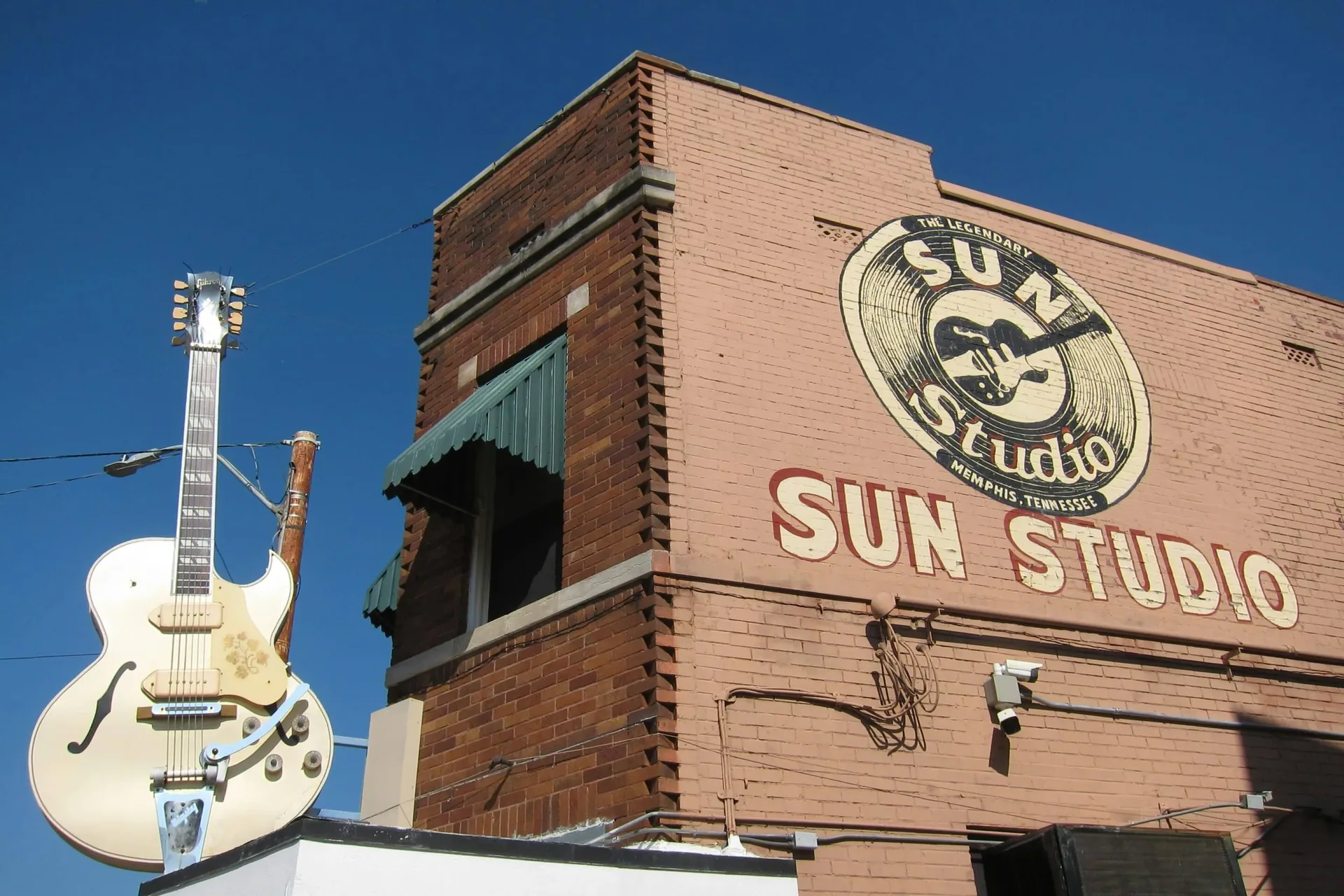 Sun Studio building in Memphis, symbolizing new beginnings and recovery opportunities.