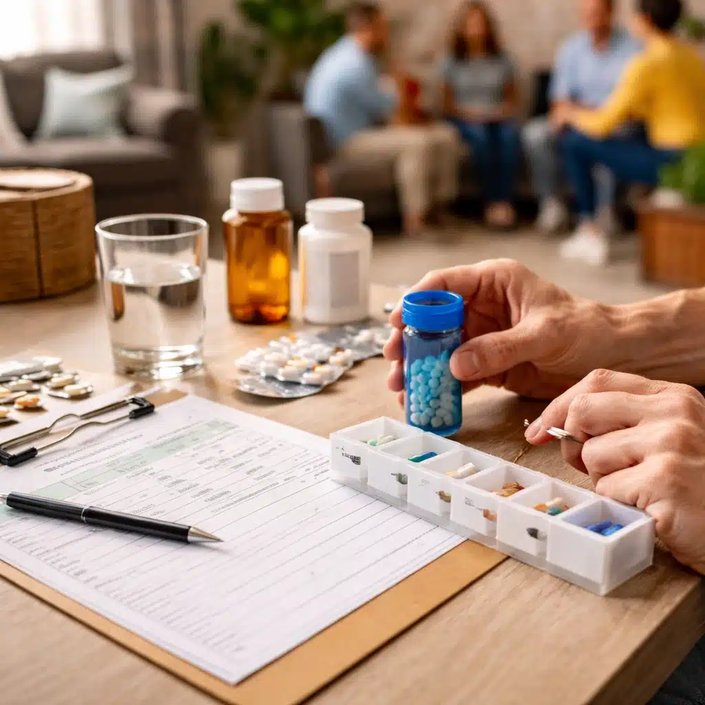 Alcohol withdrawal medication management in sober living after benzodiazepine detox