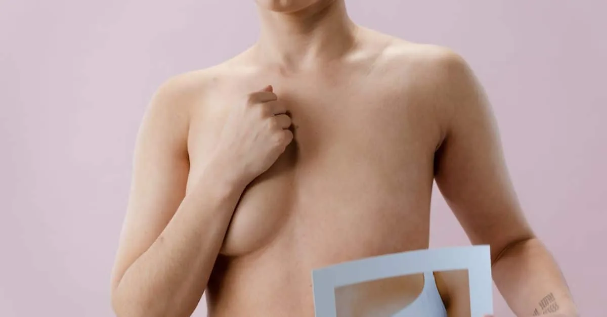 Conceptual image highlighting breast cancer awareness with subtle empowerment tone.